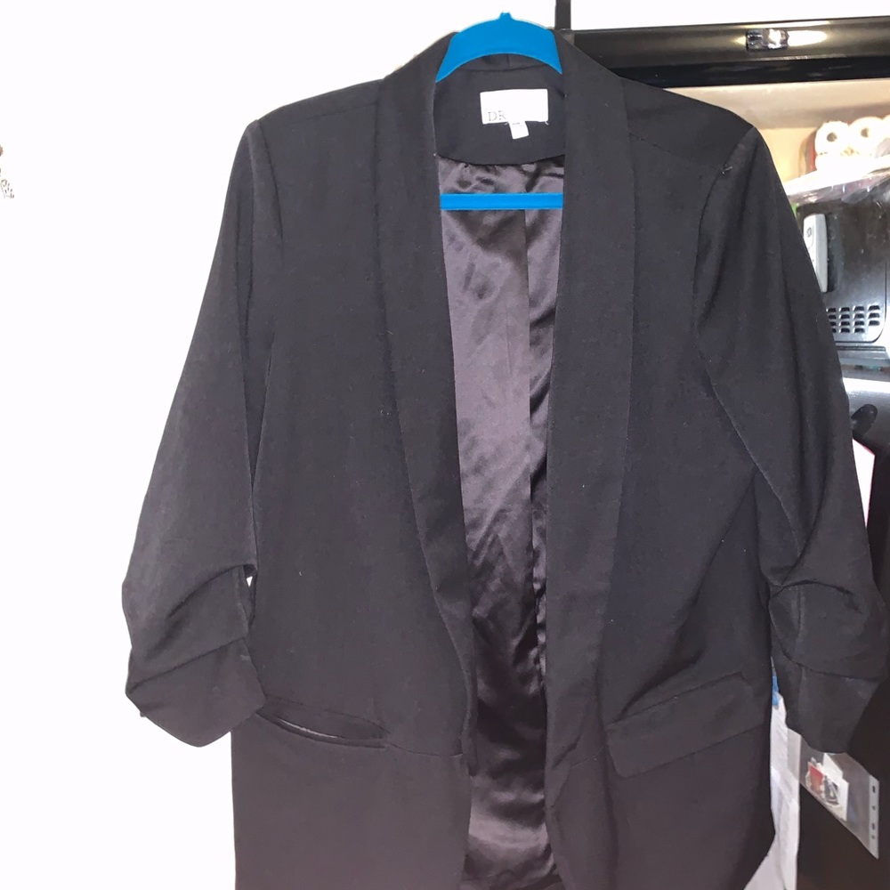 DR2 Black Blazer Jacket